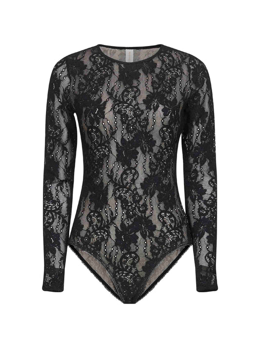 Body in pizzo nero