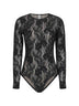 Black lace bodysuit