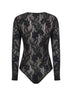 Black lace bodysuit