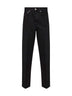 Jeans 80's in denim di cotone nero