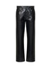 Jeans Lana in pelle riciclata nera