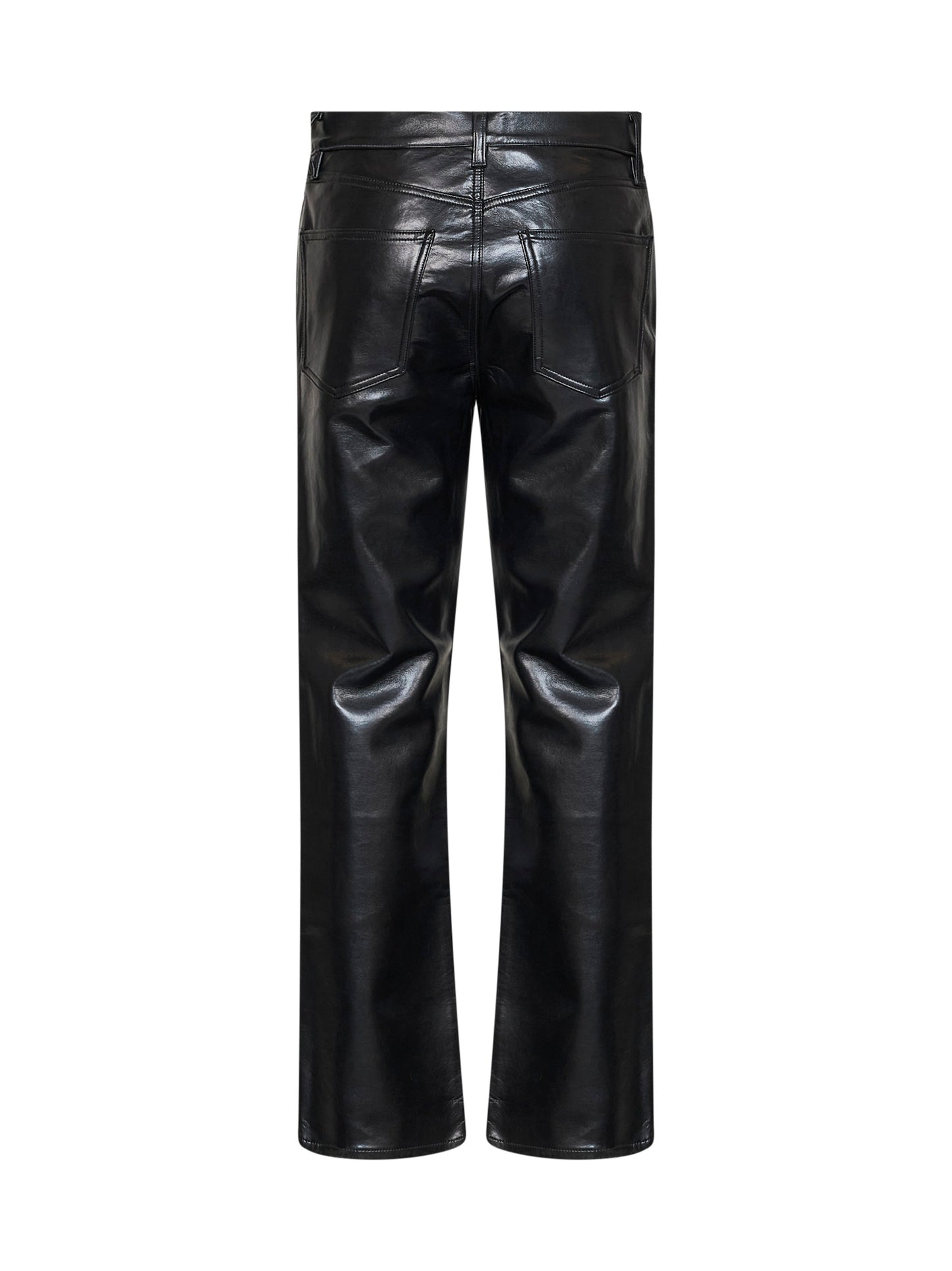 Jeans Lana in pelle riciclata nera