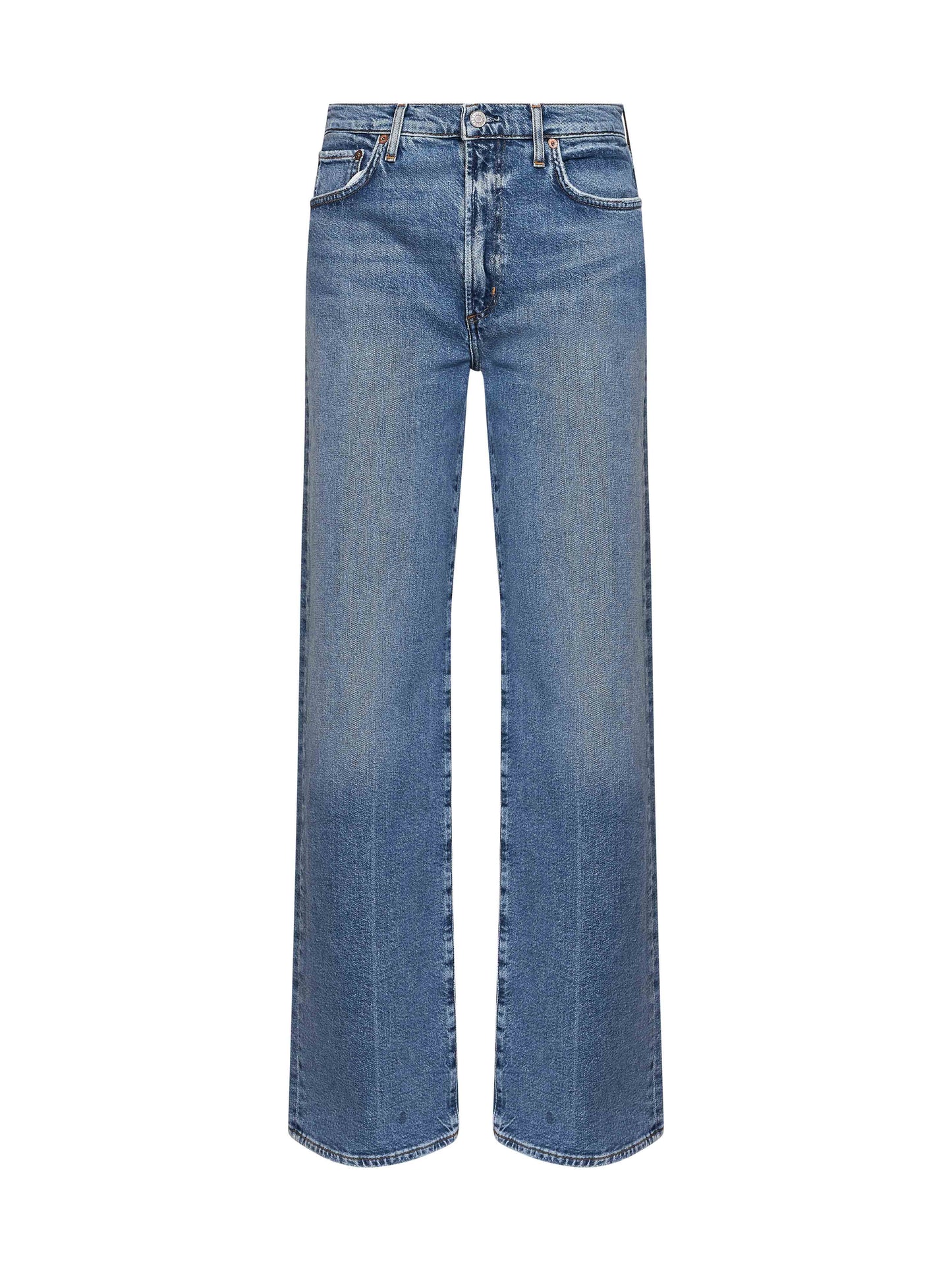 Light blue stretch denim Harper Straight jeans