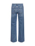 Light blue stretch denim Harper Straight jeans
