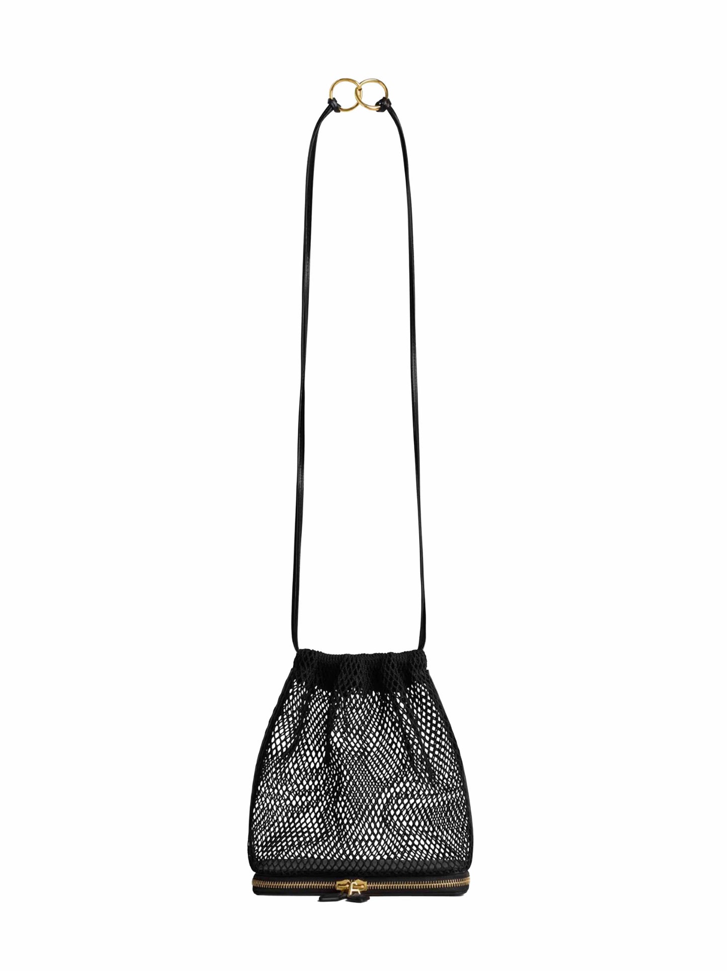 Black Le Pochon drawstring bag