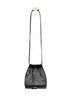 Black Le Pochon drawstring bag