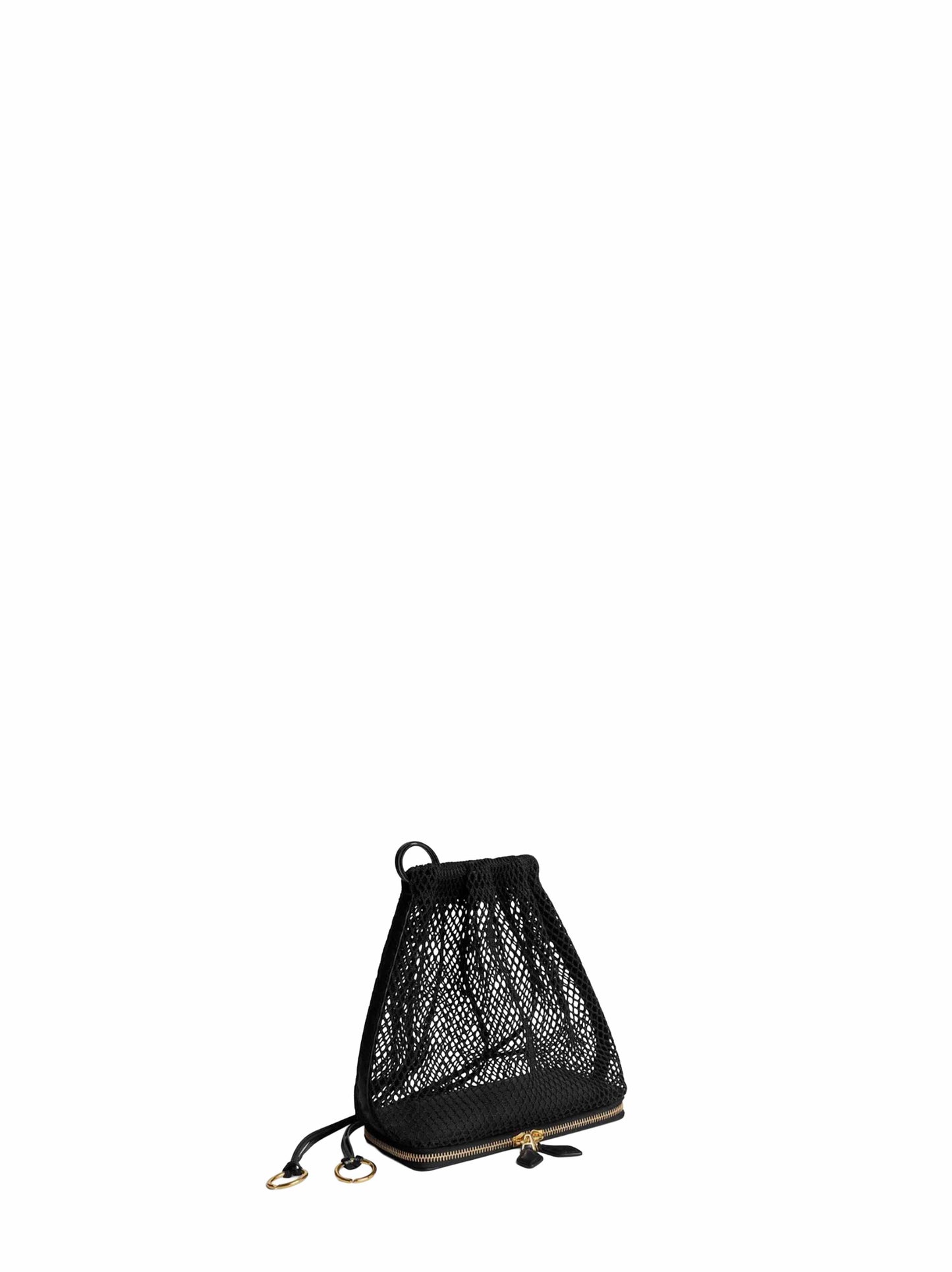 Black Le Pochon drawstring bag