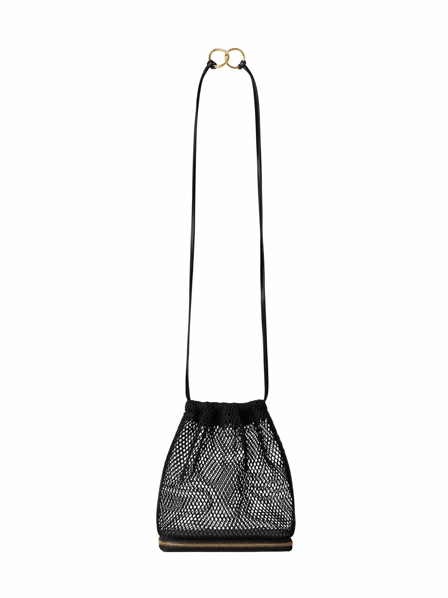 Black Le Pochon drawstring bag