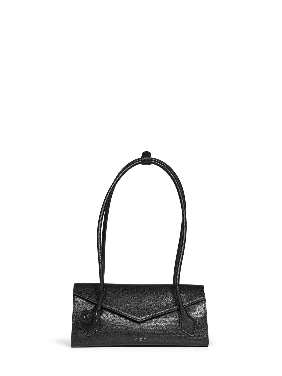 Borsa a spalla Le Teckel Flap piccola nera