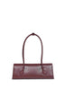 Garnet red Le Teckel Flap medium shoulder bag