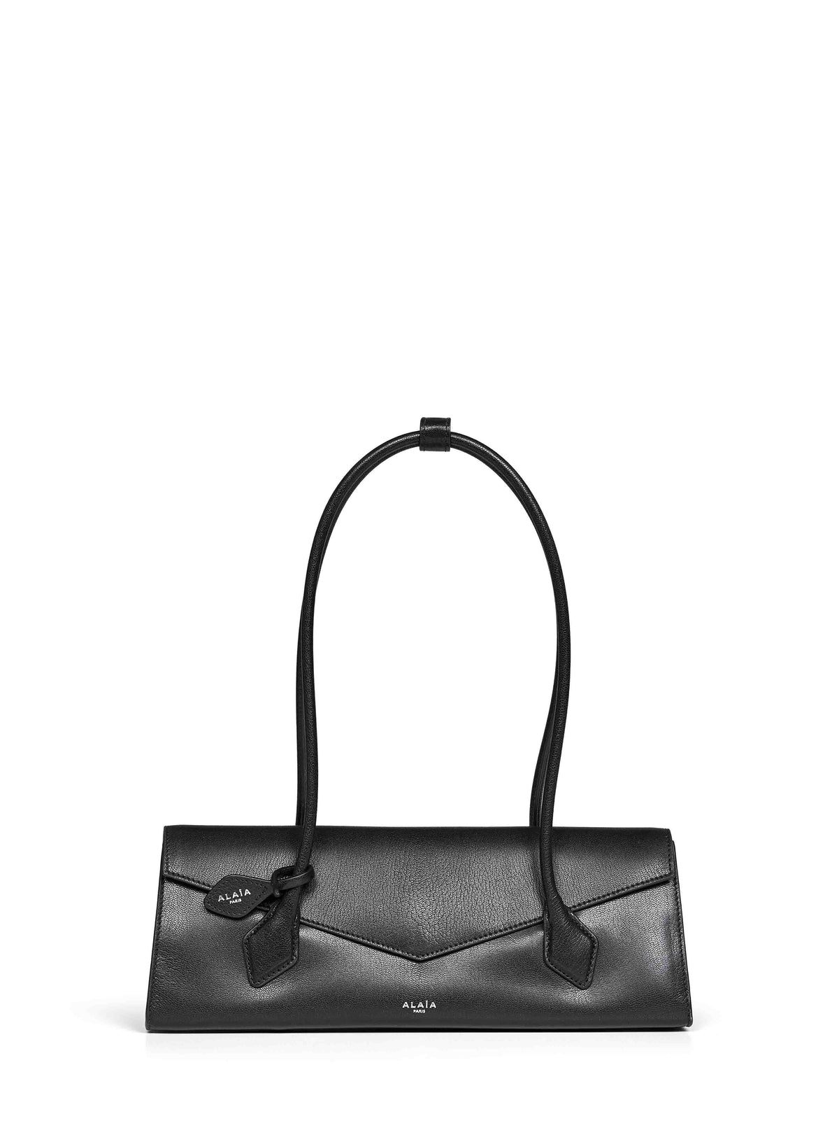 Borsa a spalla Le Teckel Flap media nera