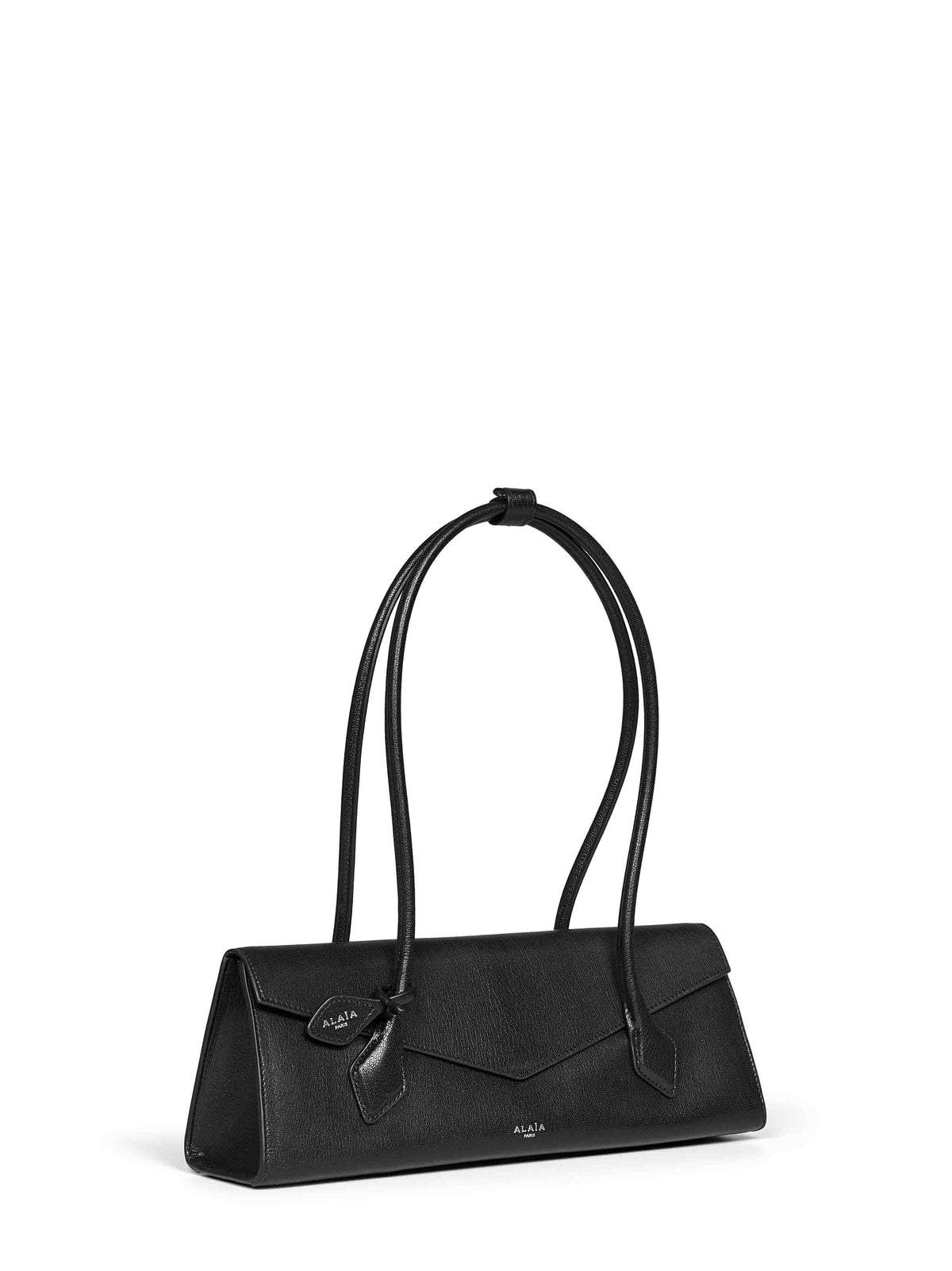 Borsa a spalla Le Teckel Flap media nera