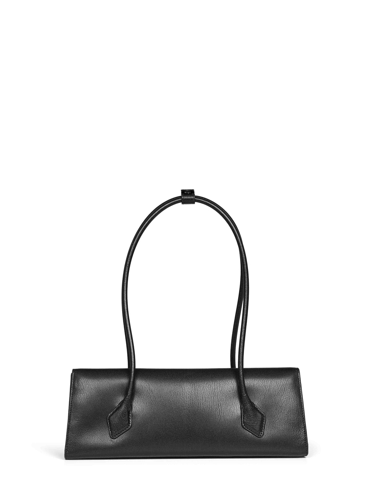 Borsa a spalla Le Teckel Flap media nera