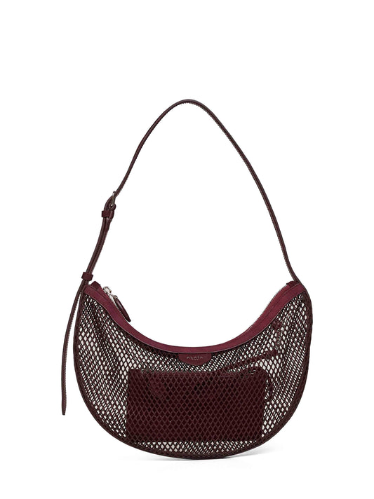 Borsa a spalla One Piece Demi Lune rosso granato
