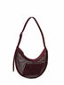 Borsa a spalla One Piece Demi Lune rosso granato
