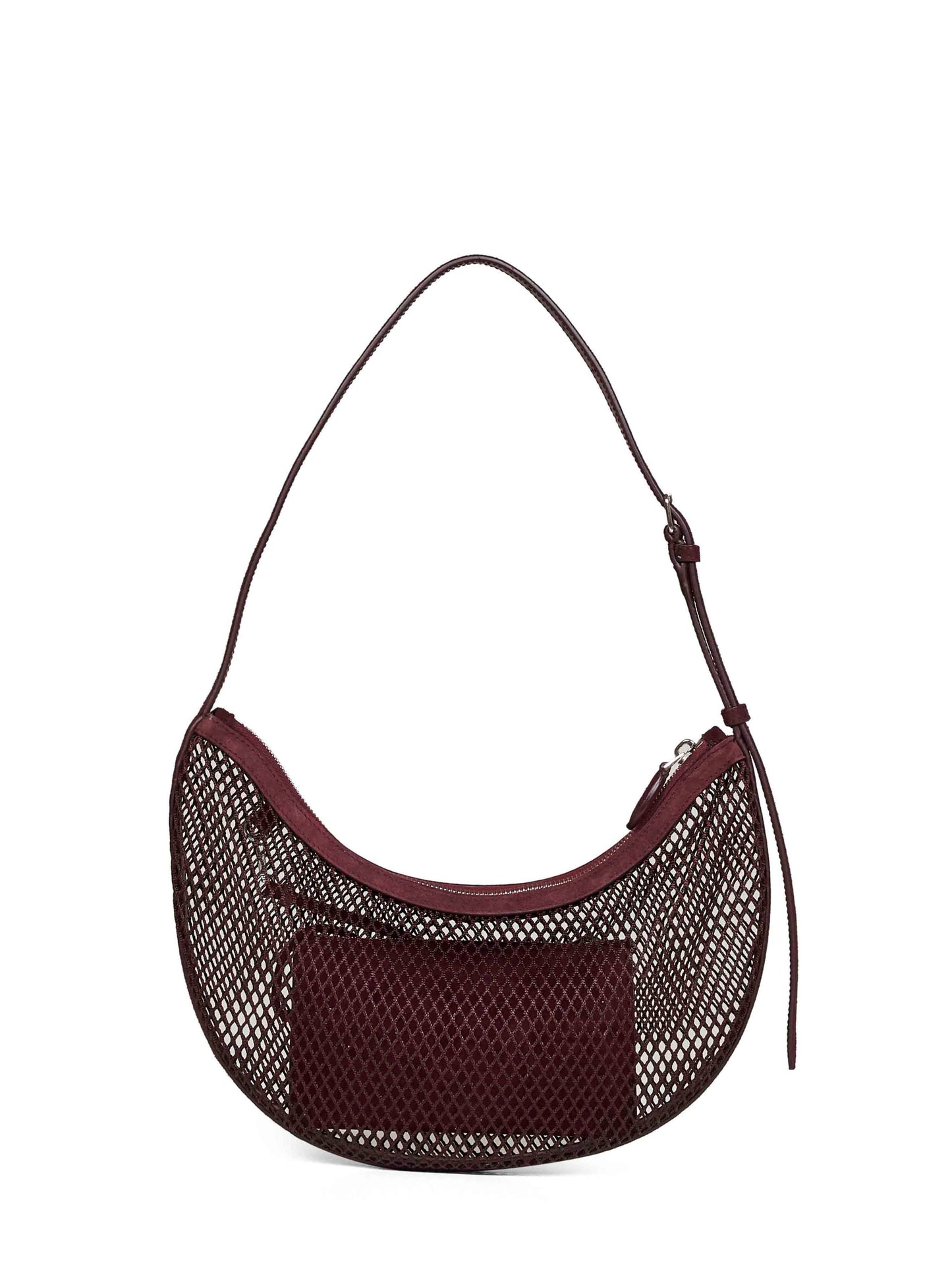 Borsa a spalla One Piece Demi Lune rosso granato