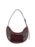 Borsa a spalla One Piece Demi Lune rosso granato
