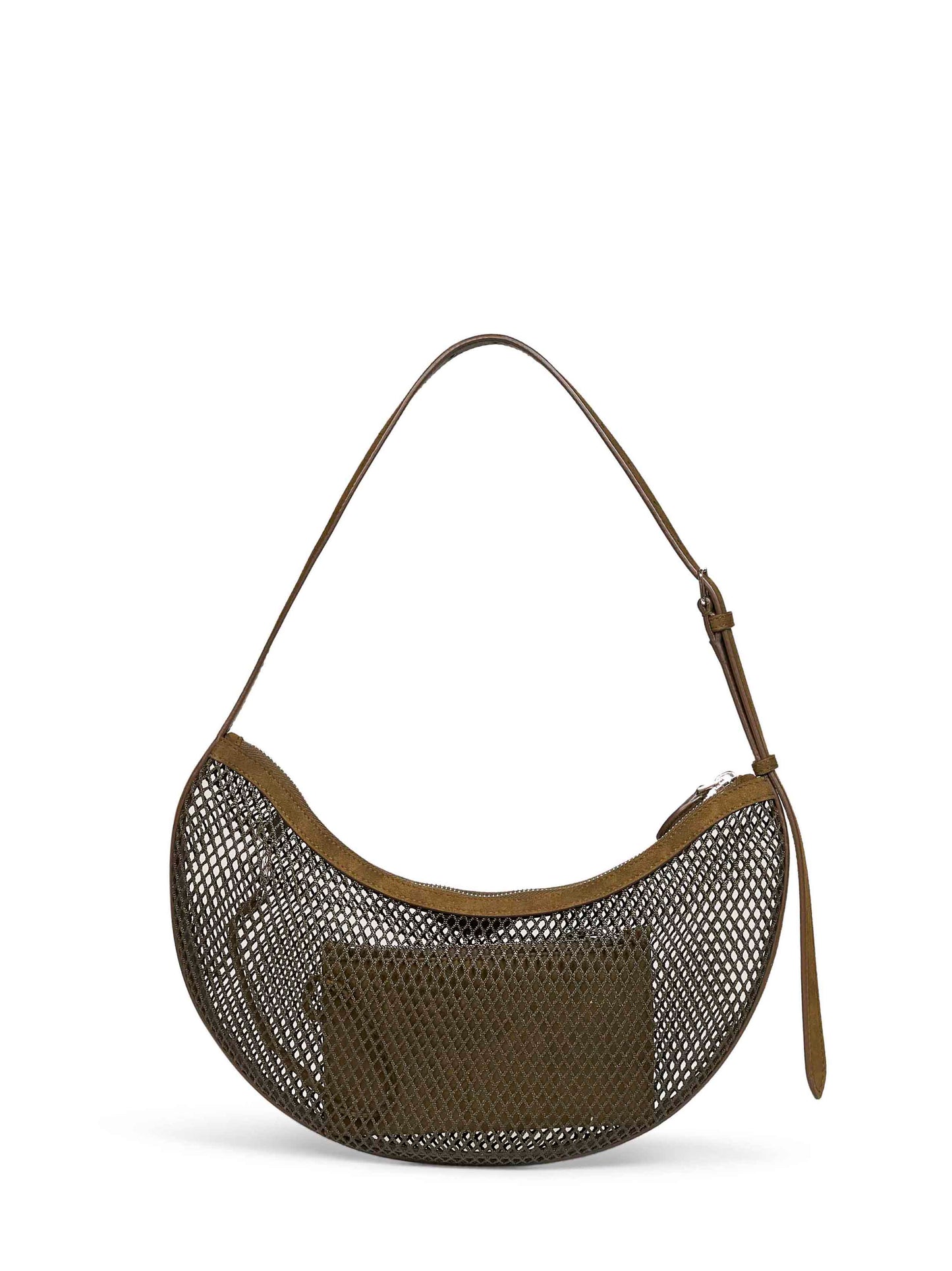 Camouflage green One Piece Demi Lune shoulder bag