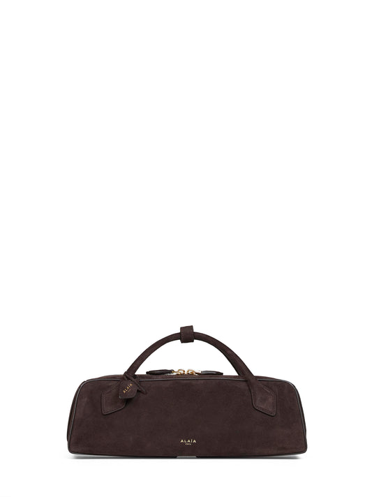 Dark brown Le Teckel top handle bag