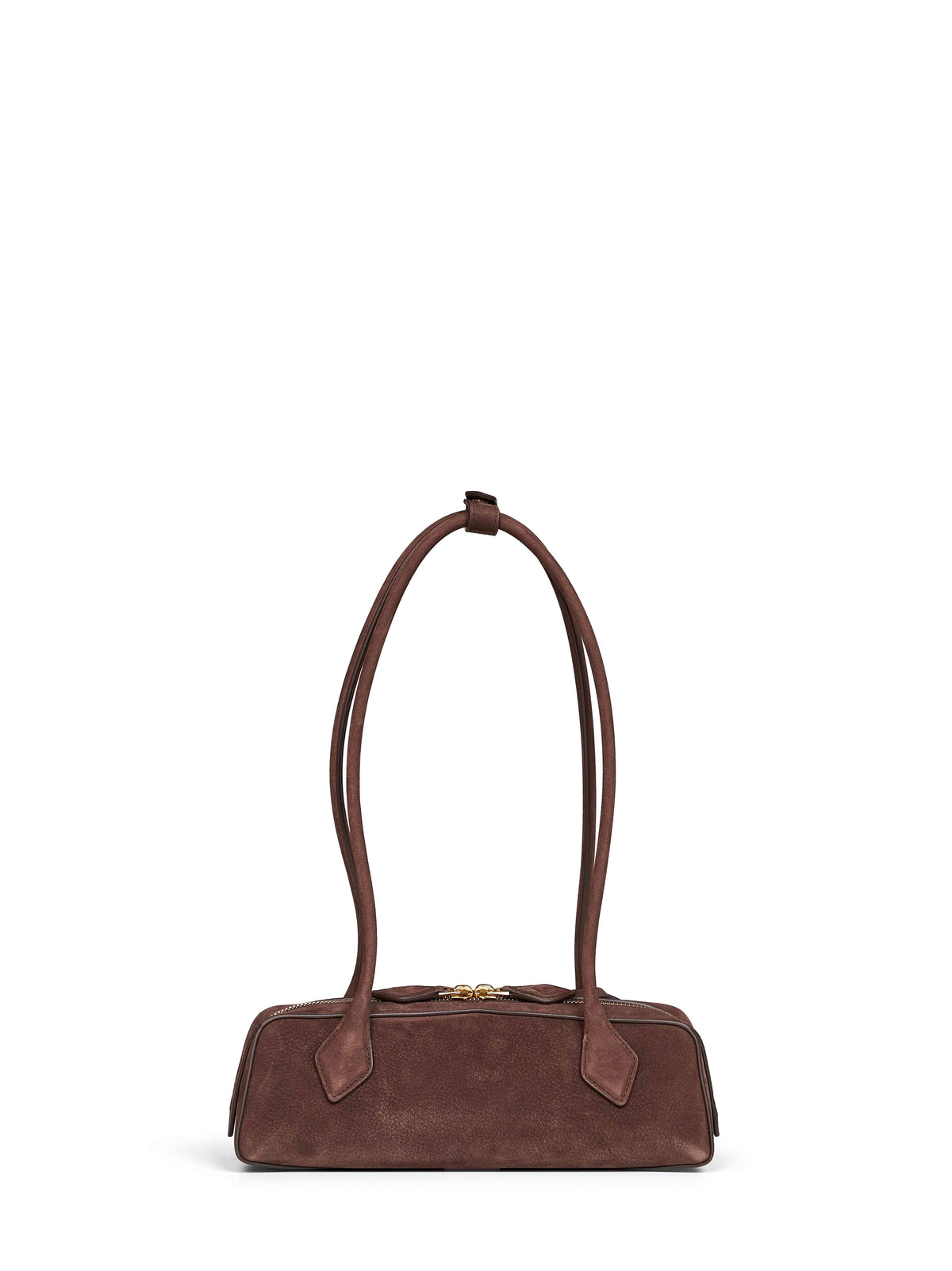 Borsa a spalla Le Teckel piccola marrone
