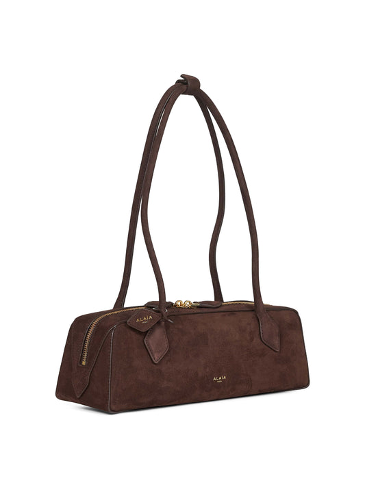 Borsa a spalla Le Teckel media marrone