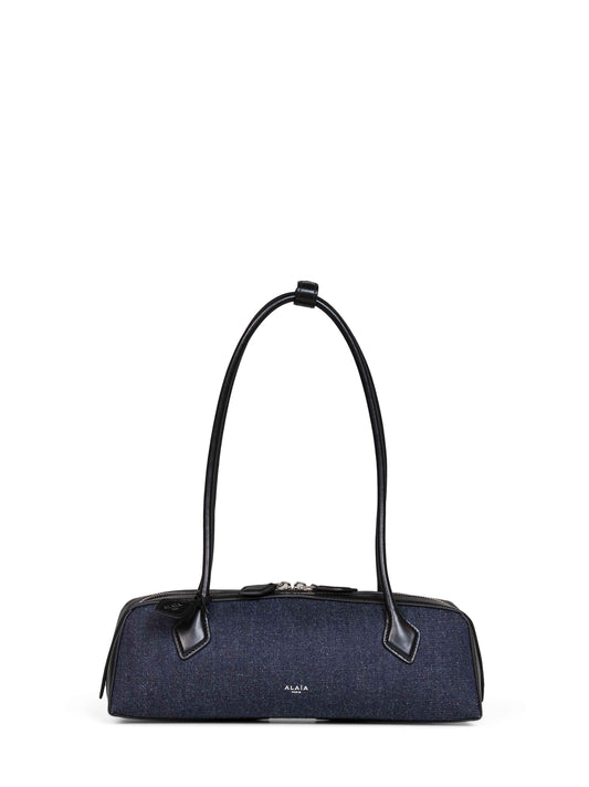 Denim blue Le Teckel Medium shoulder bag