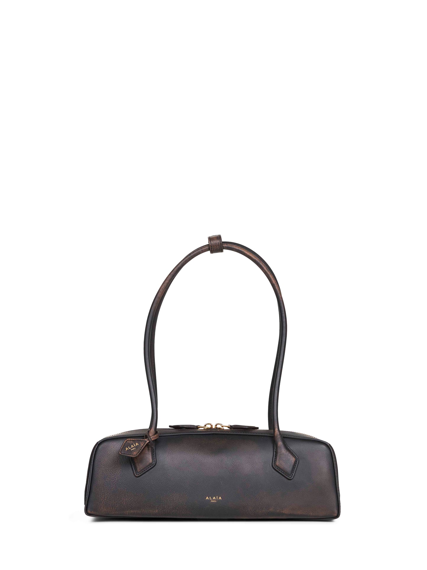 Black Le Teckel medium shoulder bag<BR/>