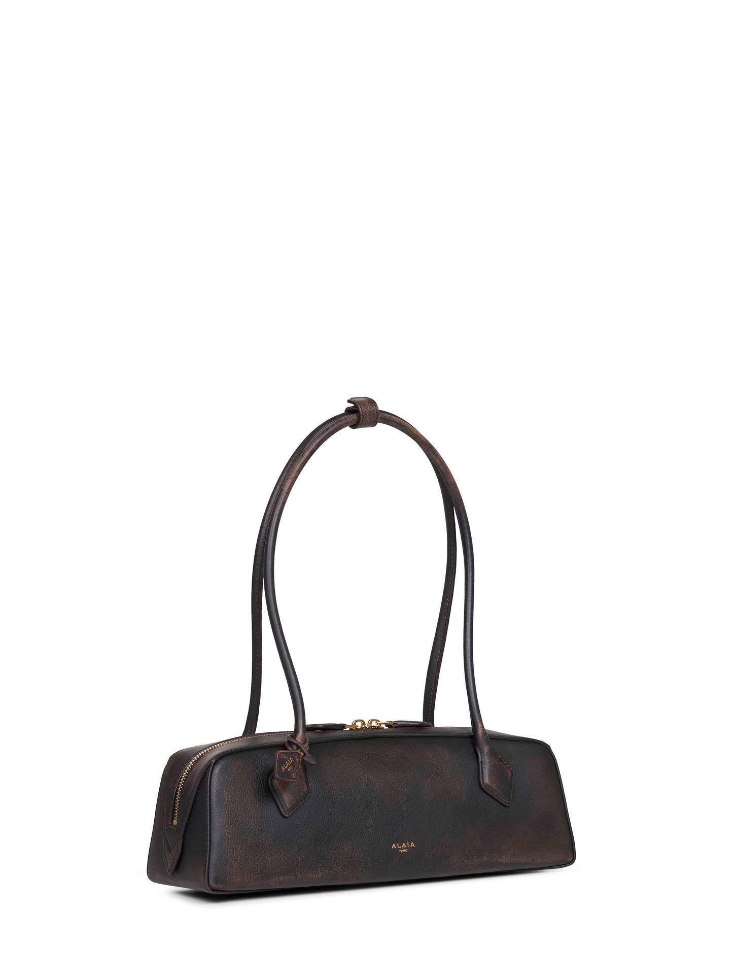 Black Le Teckel medium shoulder bag<BR/>