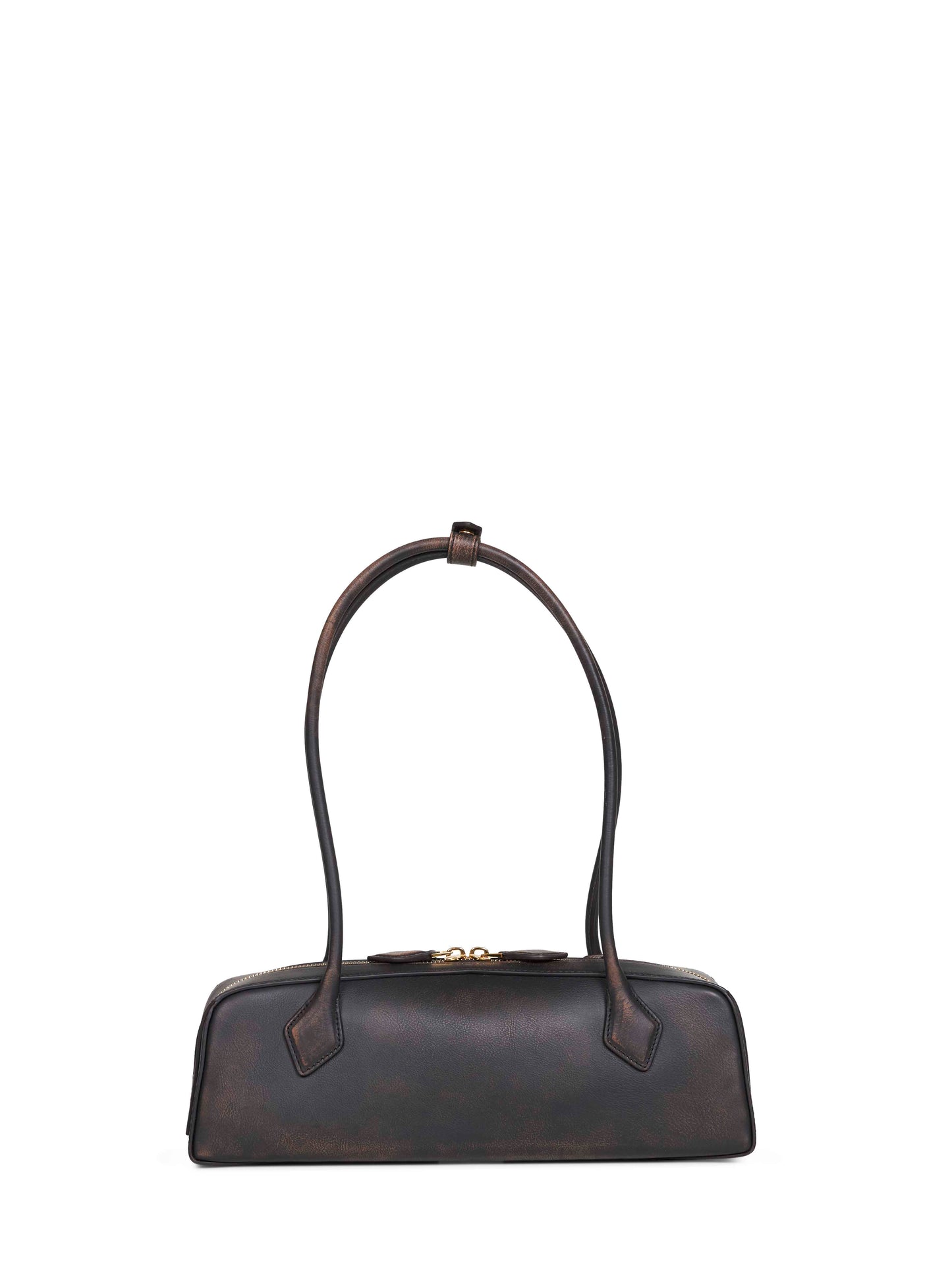 Black Le Teckel medium shoulder bag<BR/>