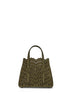 Camouflage green Mina 20 small tote bag