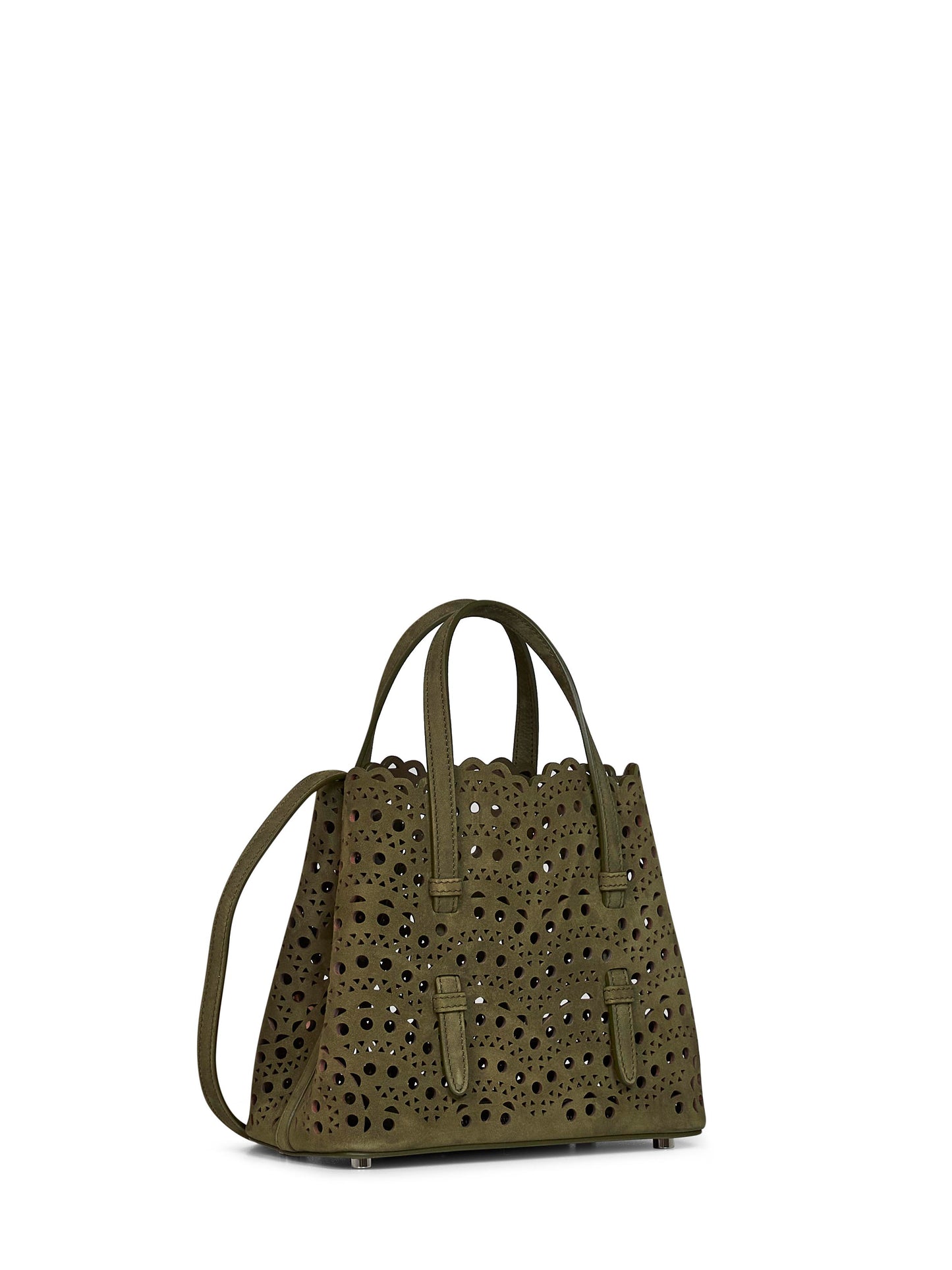 Camouflage green Mina 20 small tote bag