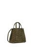 Camouflage green Mina 20 small tote bag