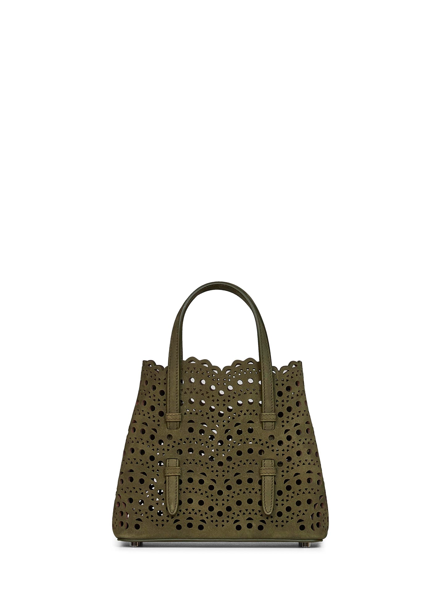 Camouflage green Mina 20 small tote bag
