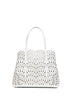 Cream Mina 25 medium tote bag