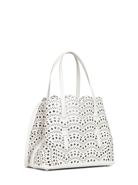 Cream Mina 25 medium tote bag