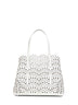 Cream Mina 25 medium tote bag