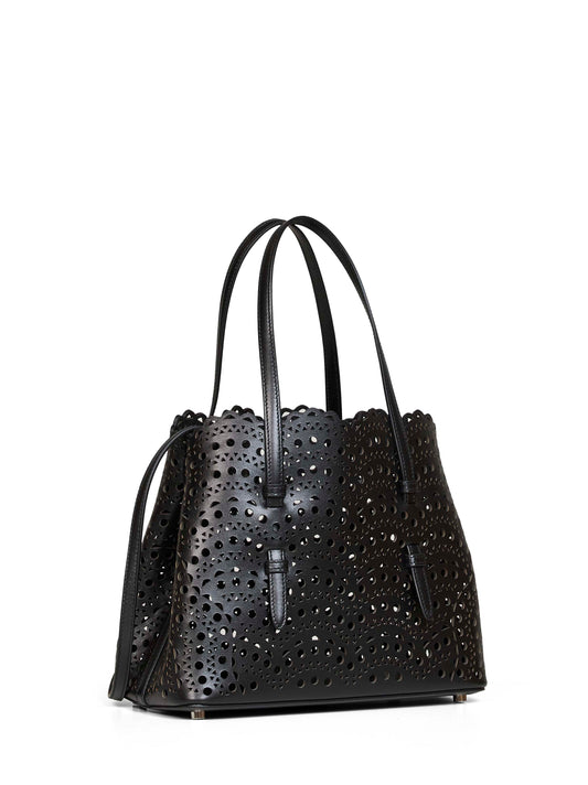 Black Mina 25 medium tote bag