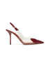 Burgundy Le Cœur slingback pumps