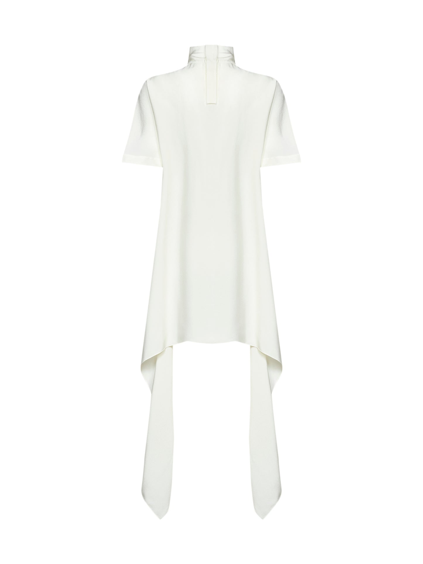 Cream white cady asymmetric top