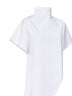 T-shirt lunga Triangle in jersey di cotone bianco