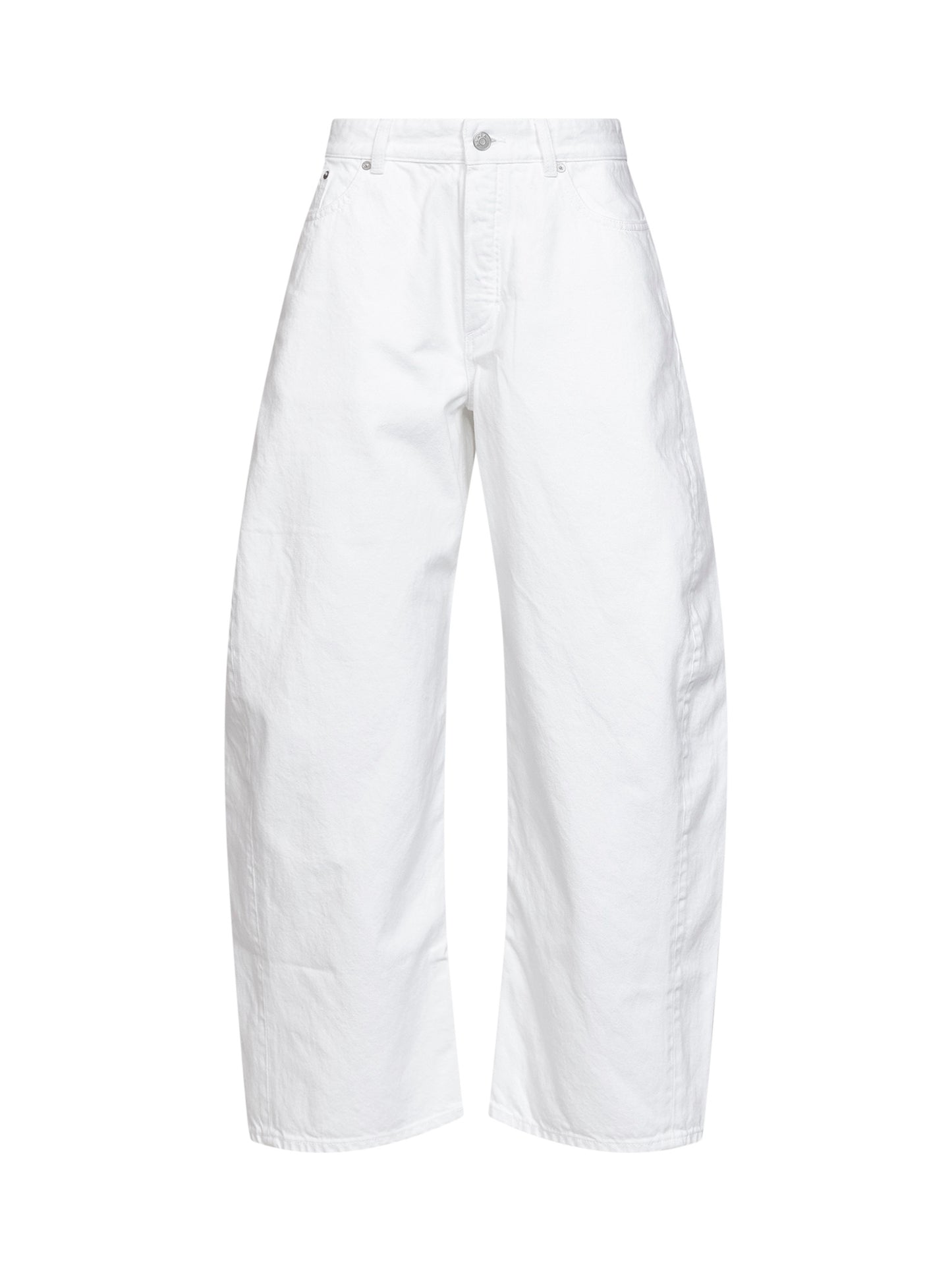 Jeans Rodeo in denim di cotone bianco