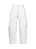 Jeans Rodeo in denim di cotone bianco