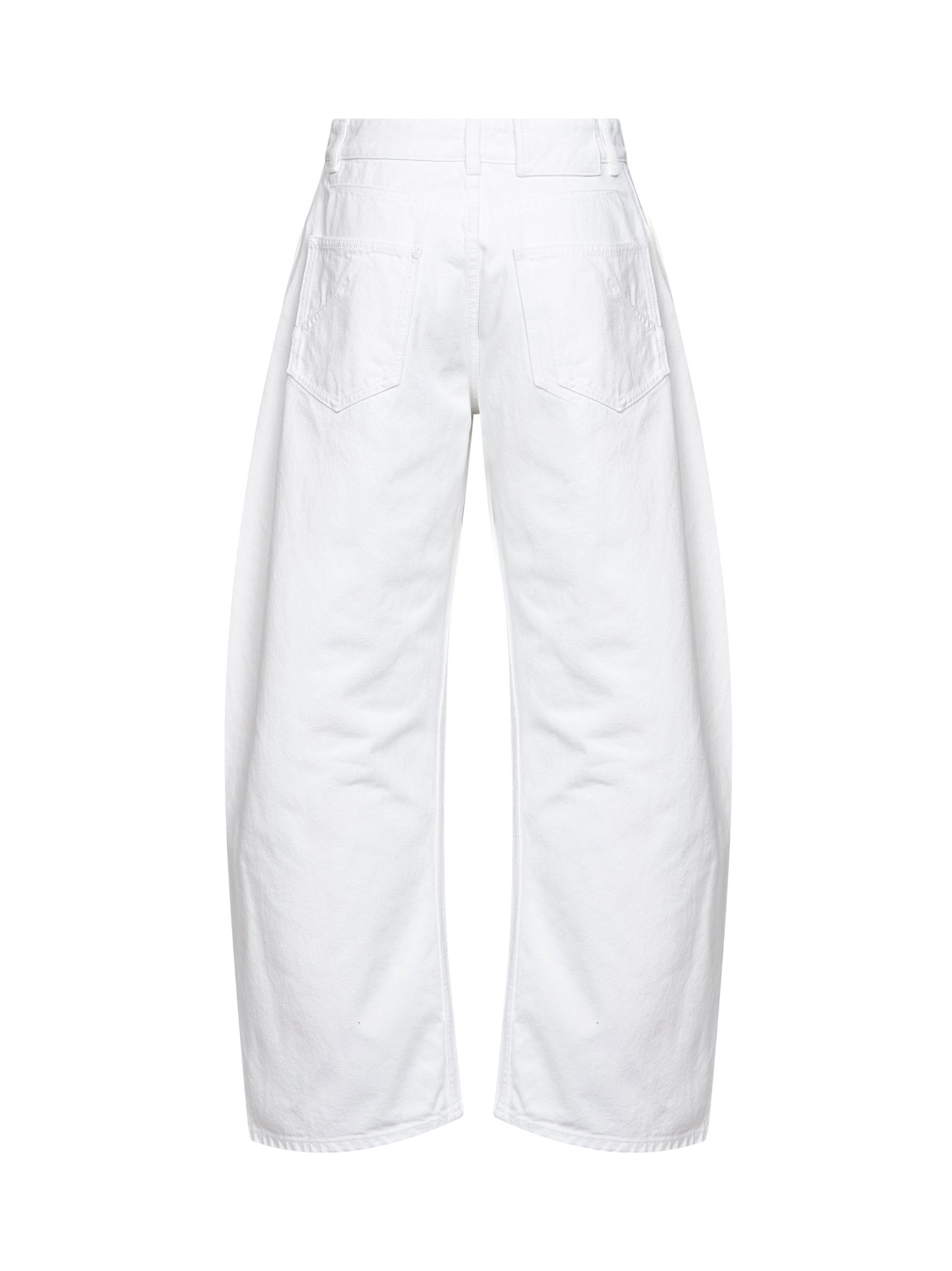Jeans Rodeo in denim di cotone bianco