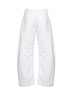 Jeans Rodeo in denim di cotone bianco