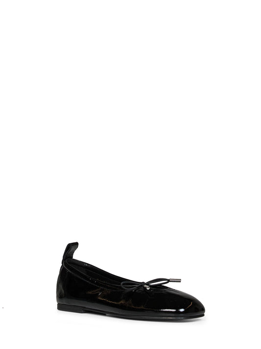 Ballerine Rosalind in pelle verniciata nera