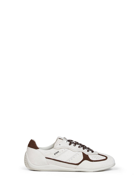 Sneakers Tb.91 in pelle scamosciata panna