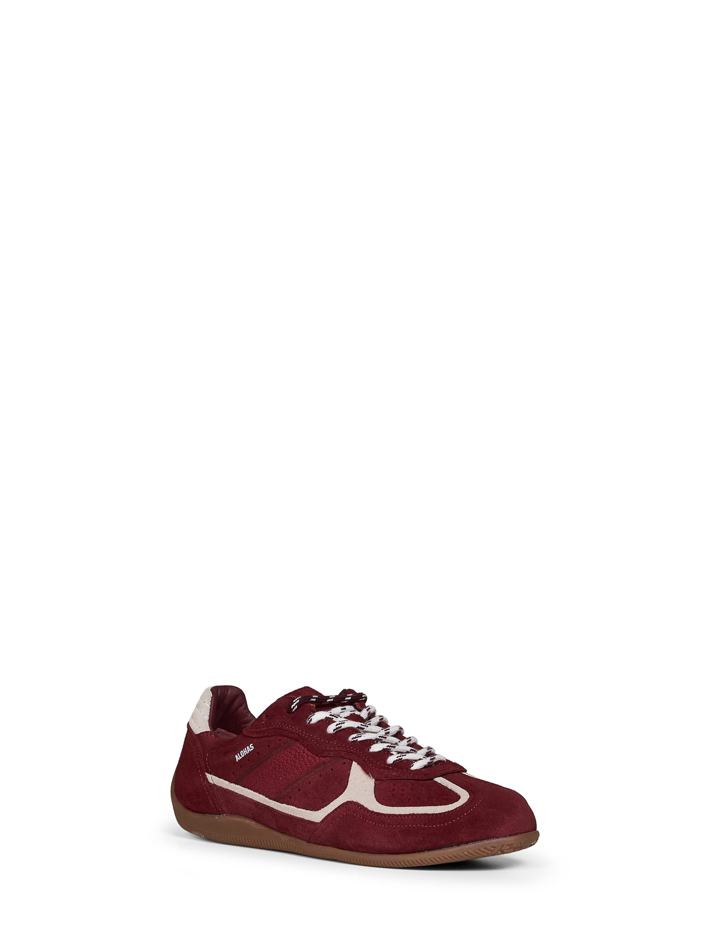Burgundy suede Tb.91 sneakers