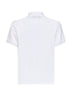 Polo Ami de Cœur in piquet di cotone bianco
