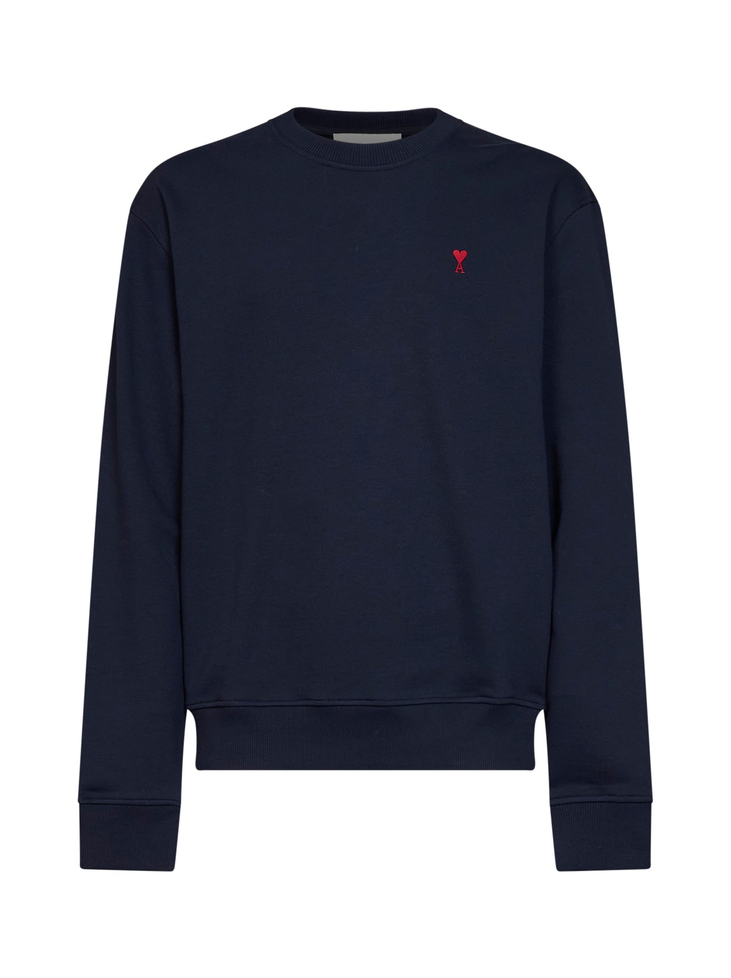 Felpa Ami de Cœur in cotone blu notte
