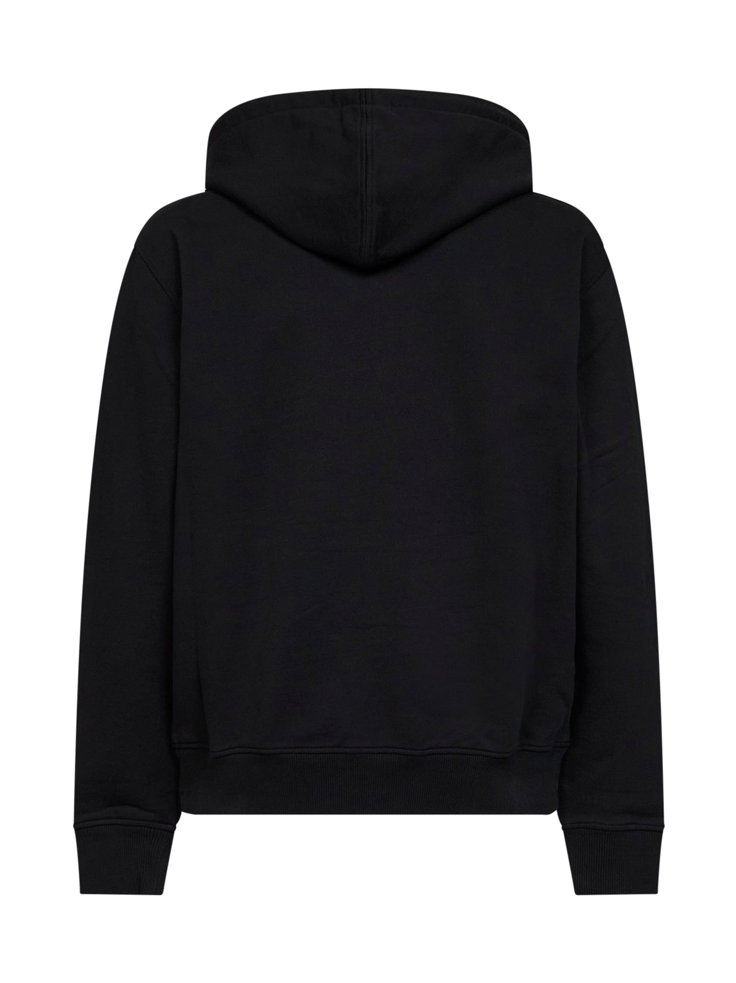 Black cotton Ami de Cœur zip-up hoodie